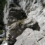 IMGP7081   Znowu Zosia na tle ogromnych skał.