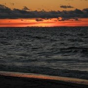IMG 0220  Jeden z niewielu zachodów ze śladami słońca.
