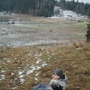 IMGP 094   Początek roku w Rabce nie obfitował w śnieg.