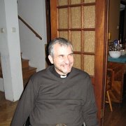 IMG 6739  Miły gość - ksiądz Andrzej Bafeltowski z prywatnym stolikiem.